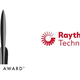 The logos for the Hugo Awards and Raytheon side by side.